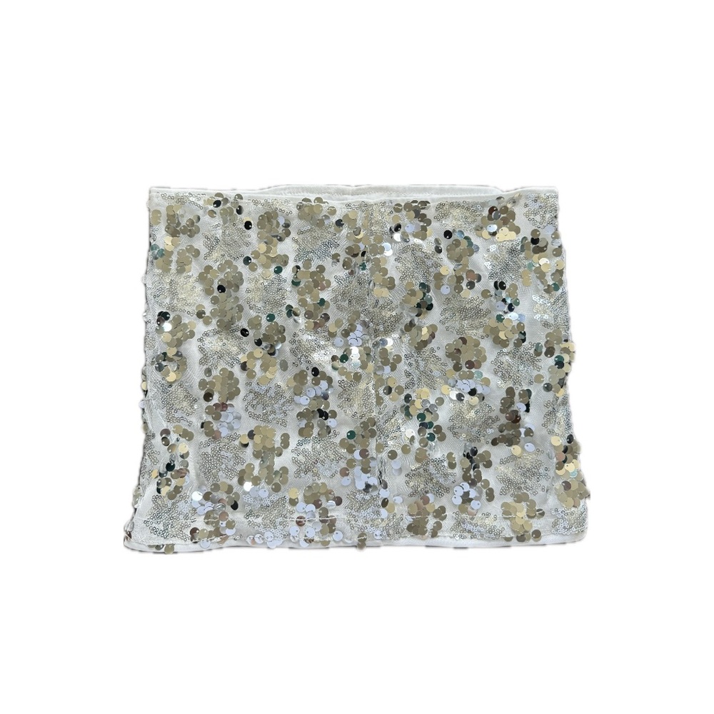 sequin mini skirt